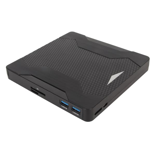 Type C Eksternt DVD-drev Støjsvag USB3.0 Plug and Play Skriver Brænder Afspiller med Lys
