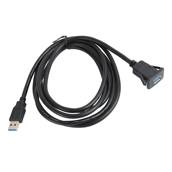 Bil infälld kabel USB 3.0 hane till hona 5 Gbps bil instrumentbräda förlängningskabel USB panel vattentät kabel