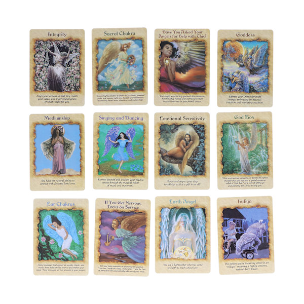 Divinasjonskort Hologrampapir Engelsk Språk Tarotkort Interaksjon Brettspillkort