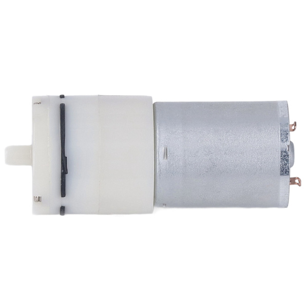 Mikro luft pumpe elektrisk pneumatisk membran vakuum mekanisk transmisjon 1 port 370 hvit DC6V
