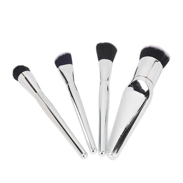 4 st set elektroplåt Bekvämt beröringsmjukt borste kosmetiska set Makeup Tool Sliver