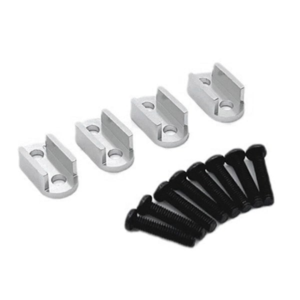 Styrväxel Fast Bas Set för 1/10 C74 1/16 RC Bil, Silver