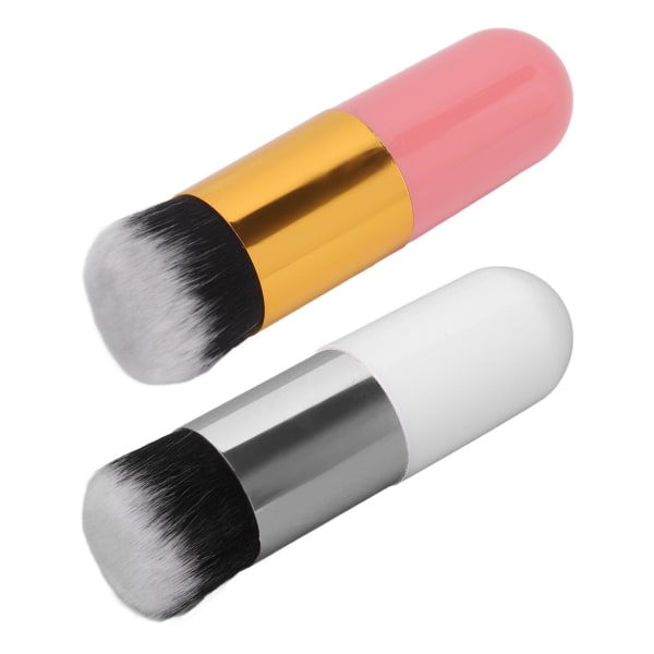 2 stk Makeup Foundation Brush Komfortabel kosmetisk foundationbørste for shopping på reise