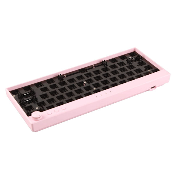 61-tasters mekanisk tastatur DIY-sett RGB-bakgrunnsbelysning bryter varm bytte tilpasset mekanisk spilltastatursett rosa