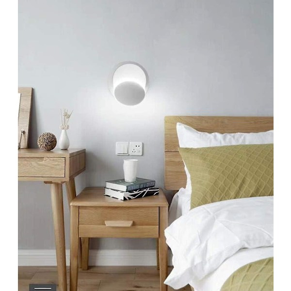 Creative Eclipse 2-in-1 moderni 5W LED-valaisin, lämmin valkoinen hehku