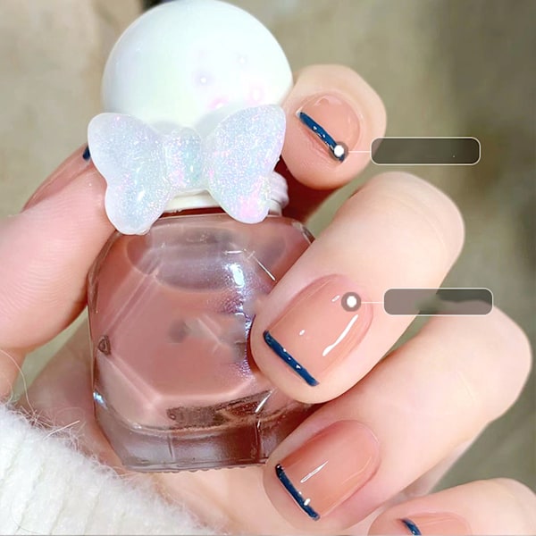 Nagellack Gel Vattenbaserad Hög Glans Blank Hållbar Frostad Nagellack för Damer B05