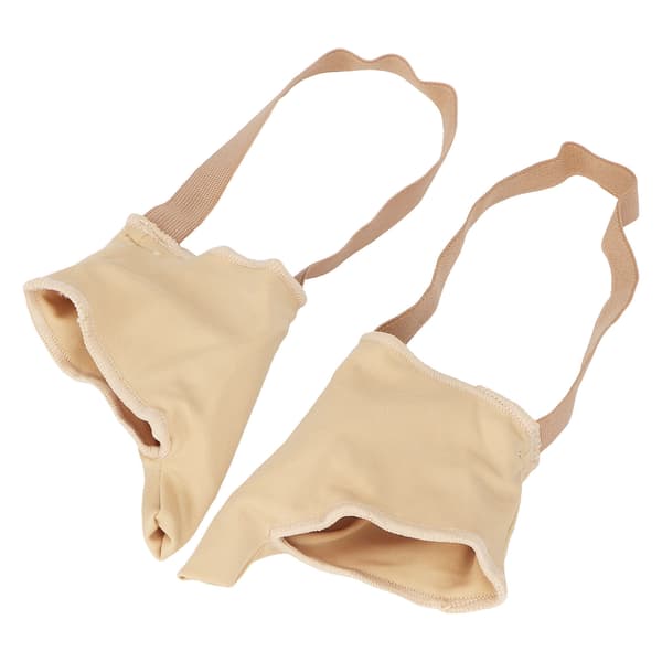 1 par Bunionette-ermer reduserer trykk elastisk stropp Pinky tåkorrigerer hudfarge S (35-39)