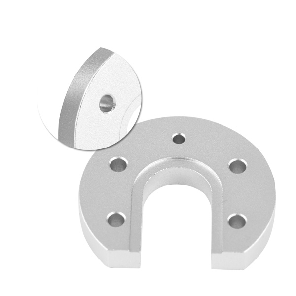 3D-printertilbehør V5 Hot End U-formet monteringsplade i aluminiumslegering til Reprap Kossel E3D