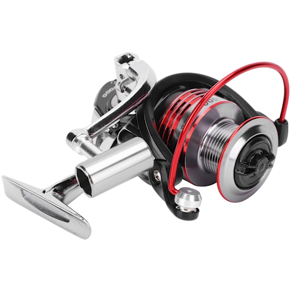AL Metal Spinning Reel 13+1BB 5.0:1 Gear Ratio Foldable Rocker Arm Fishing Wheel Accessory(AL3000 )