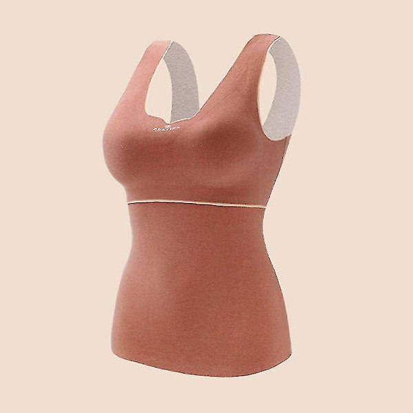 Naisten Slim Fit Musta Saumaton Topi Integroidulla Rintaliivillä