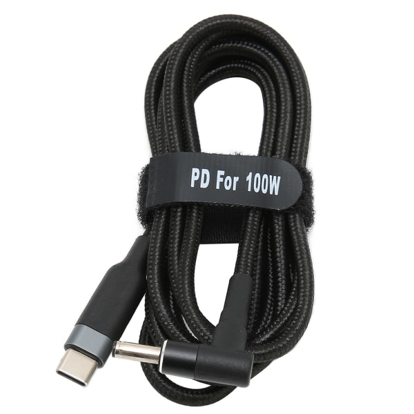 JORINDO USB C till DC-kontakt 100W Snabbladdning Bärbar Bekväm Hållbar Mjuk, slitstark nätsladd för power dator för hemmakontor0,5 M