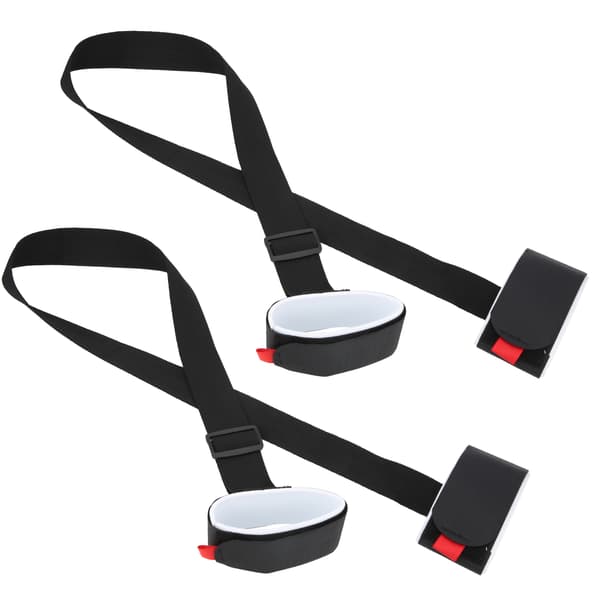 2 stk. Power Training Snowboard Skulderstropp Håndtak Doble Ski Justerbart Festebelte