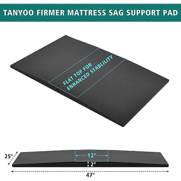 Sagging Mattress Support, Fixes Sagging Beds, High-Density Foam Insert for Sagging Bed Repair, 47 x 25 x 2 Inches, 1 Pc