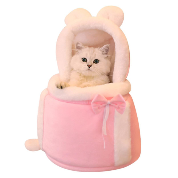Cozy Vinter Pink Dyretransport Rygsæk til Små Katte og Hunde