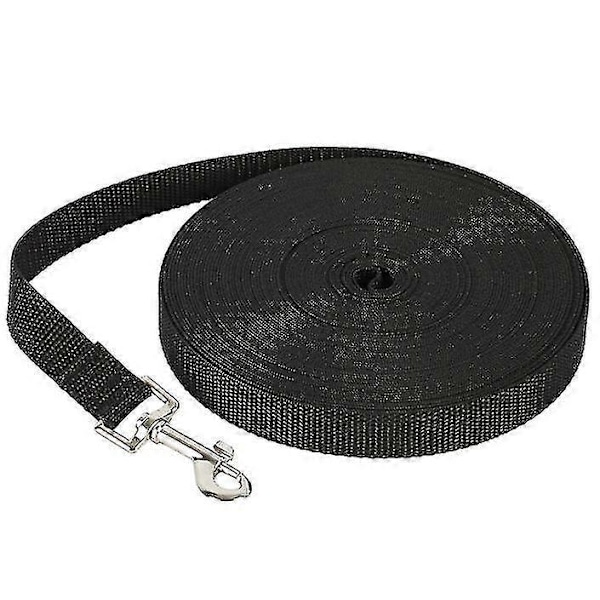 30m Hundesnor, udendørs sporingsline til store hunde Zekai Sort 9m*1.5cm