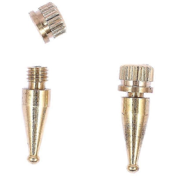 Højttalerspidser kompatible med Hi-Fi fødder, Højttalerstandere, Kobber M8 gevind, 36,2 mm (H) 4 stk.