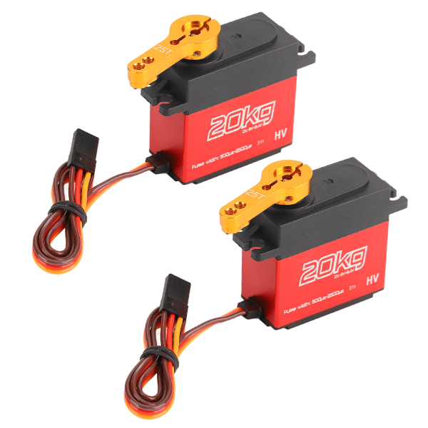 20 kg digital servo professionel høj torsion vandtæt RC bil servo med 25T metal servoarm til 1/10 1/12 RC bil