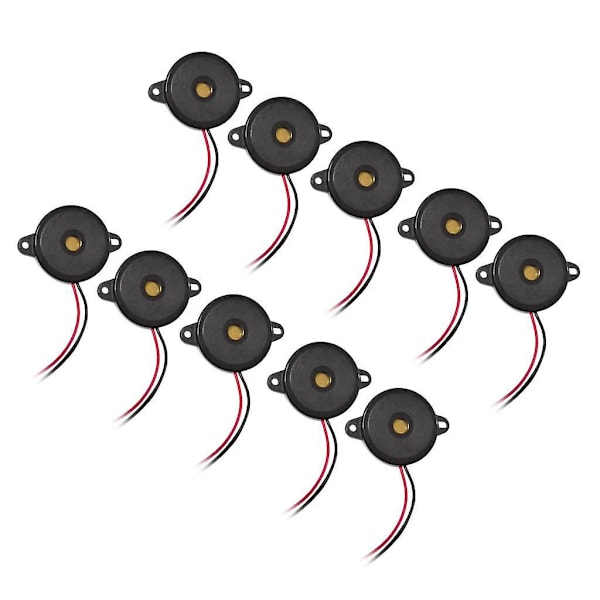 3,6 kHz Piezo Passiv Summer, 10 st Elektronisk Summer Alarm, för Alarm