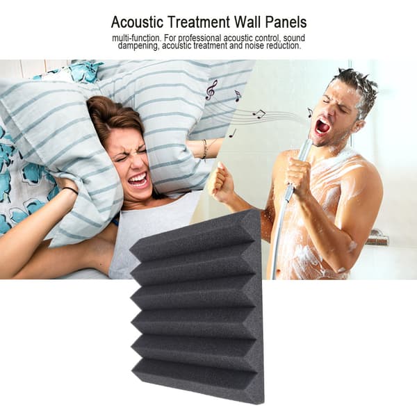 Akustinen paneeli Studio Foam Wedge DIY-asennus ääntä vaimentavat seinäpaneelit musta