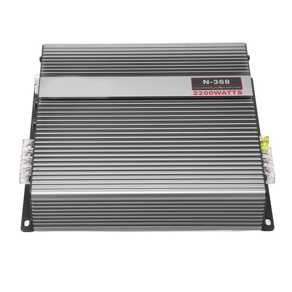 12V 2200W Sølv Universal Bil Stereo Forstærker Audio Subwoofer Forstærker til Bil