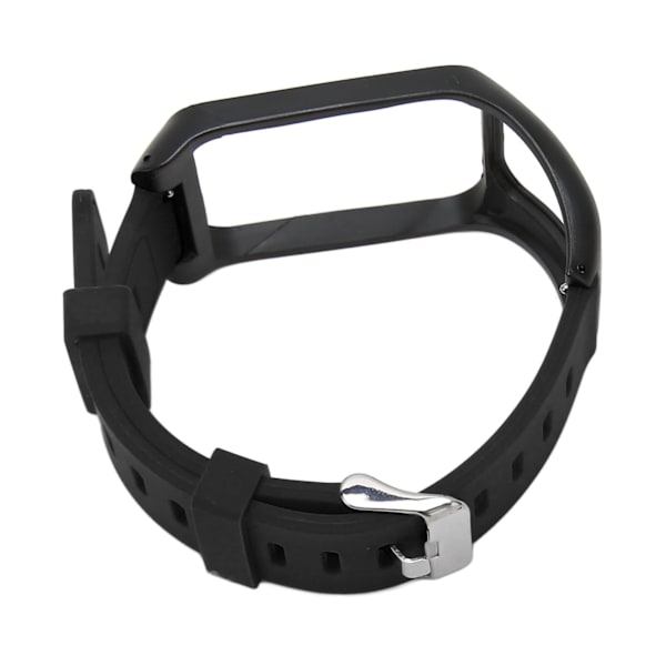 Klockarmband Silikon Justerbart Vattentätt Klockbytesarmband för Tom Runner 3 Svart