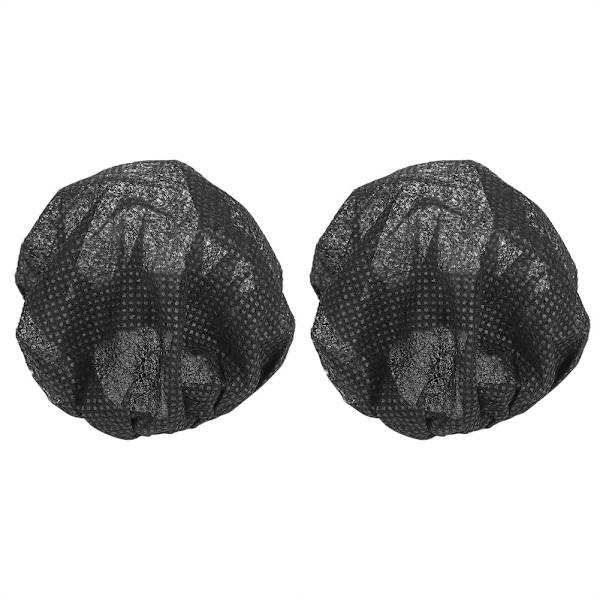 100 st engångsmikrofonöverdrag i non-woven-material, tillbehör för KTV-scenintervjuer (svart)