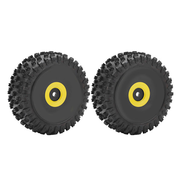 2 st RC-hjul RC-bil bakdäck gummihjul och däckset för WLToys 144010 1/14 fjärrstyrd bil