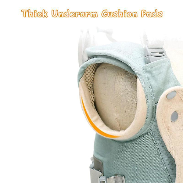 Justerbar Baby Gåhjälp med Knäskydd och Säkerhetshjälm Toddler Walking Assistant Skyddande Bälte för Pojkar och Flickor