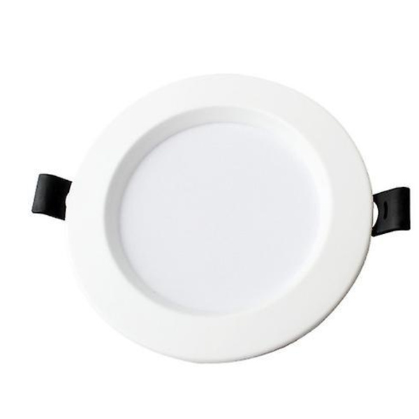 LED-innfelt panellys, 4 tommer/12W, varmhvit