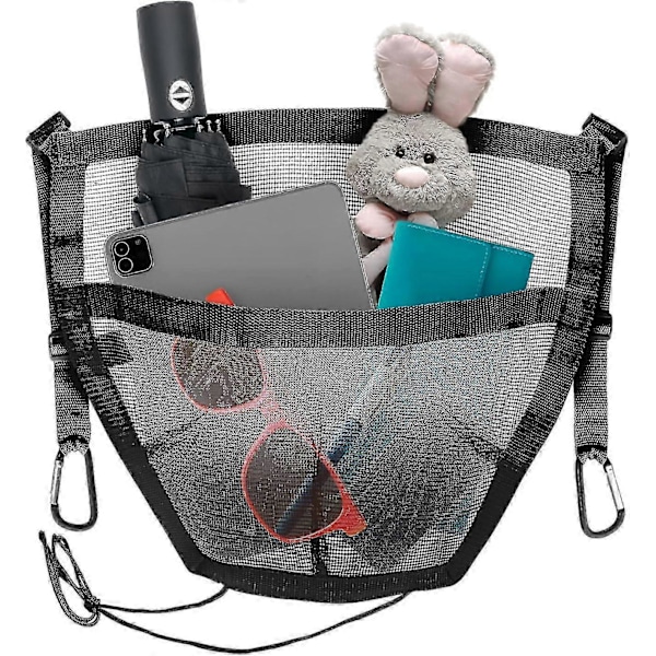 Bil Cache Taskeholder til Bil, Netlomme Organizer til Håndtaske Opbevaring Mellem Sæder, Hunde Bilbarriere, til Kvinder og Mænd