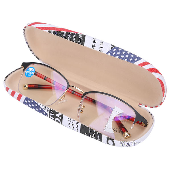 Zoom Presbyopic lasit Sininen valoa estävät lukulasit Unisex Vanhusten lasit(+350)