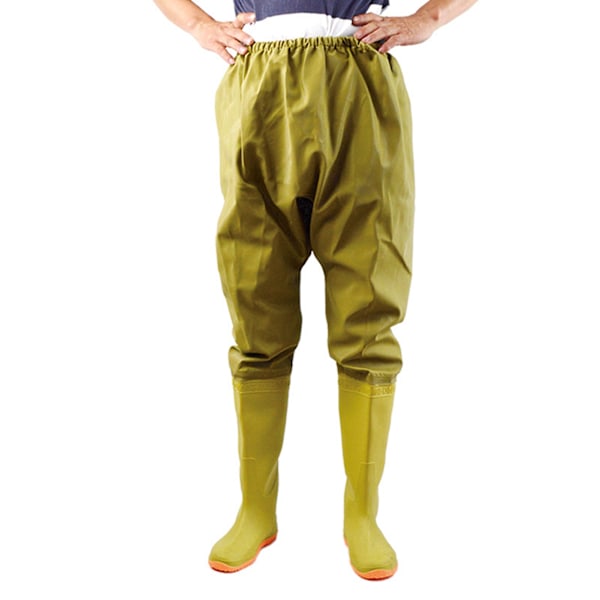 Fishing Wader Wearproof Water Resistant Antislip Boot Waist Wader Pants for Men Women 37