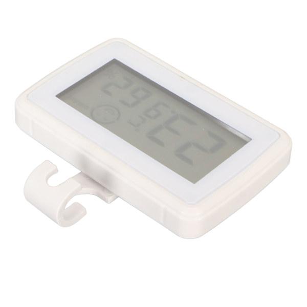 Digital hygrometer inomhus termometer fuktighetsmätare rums termometer exakt temperatur fuktighetsmätare med ansiktsuttryck display helt vit