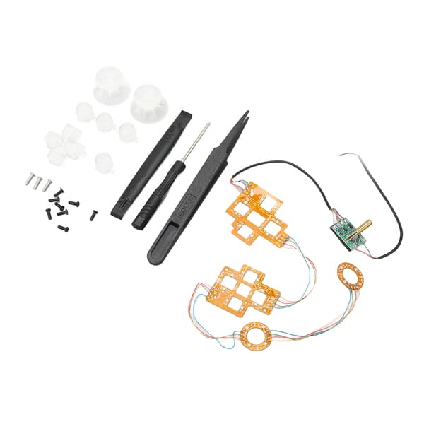 Ansigtsknapper LED-sæt Professionelt DIY LED-belyst knapmodul til PS5-spilcontroller