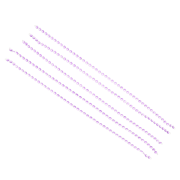 5 kpl akryylikristalliriipus, vahva liitos, tyylikäs monikäyttöinen kristallihelmiriipus hääkruunulle, juhlille, violetti