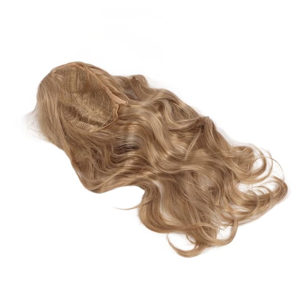 Lång Blond Våg Peruk Mode Vacker Mjuk Lättskött Lockig Peruk för Kvinnor Daglig Festanvändning