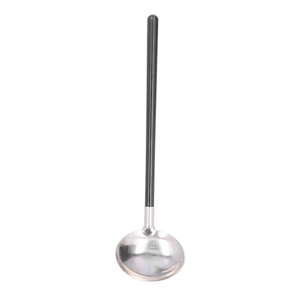 26 cm ruostumattomasta teräksestä valmistettu pyöreä lusikka kuuma kauha astiasto kotikeittiöön Ravintola Hotellikeittolusikka