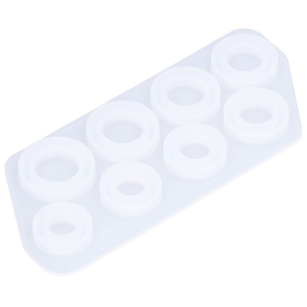 Silikonform DIY Unik Kristall Epoxy Ring Transparent Silikonform Dekoration