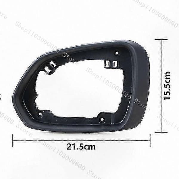 Svart bakspeildeksel for MG ZS EV 2017-2023 Sidespeilramme Erstatningsdel Left