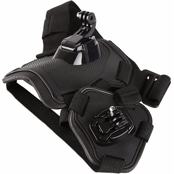 1 stk. Gopro hundedeksel egnet for store, mellomstore og små hunder. Det myke og justerbare Gopro hundedekselet kan brukes til feste på bryst og rygg.