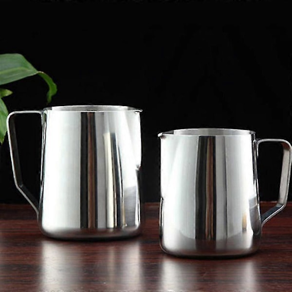 Mælke kande i rustfrit stål - S150-1000ml - Cappuccino Pull Flower Cup 600ml