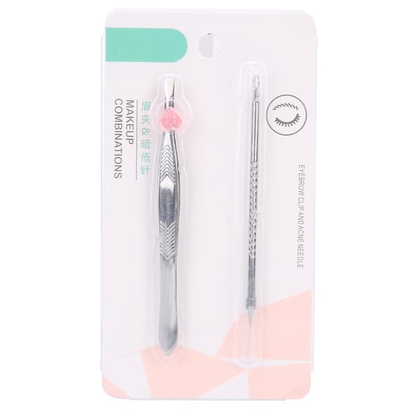 Pincet Blackhead Remover Kit Rustfrit Stål Hår Ance Fjernelse Pimple Popper Værktøjssæt