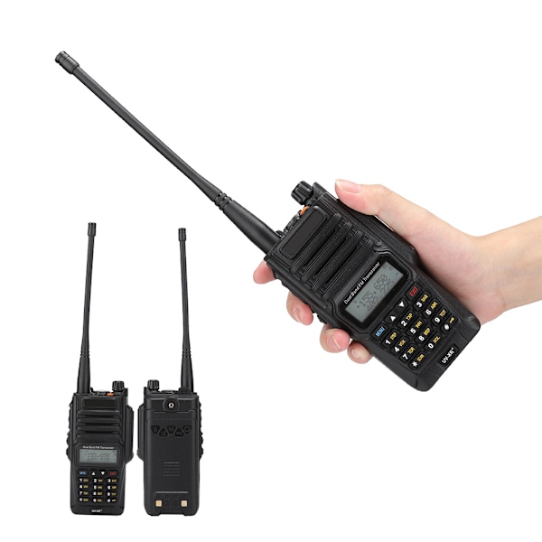 För UV XR PLUS Walkie Talkie Programmeringskabel CD Kommersiell FM-radio 100-240V (EU-kontakt)