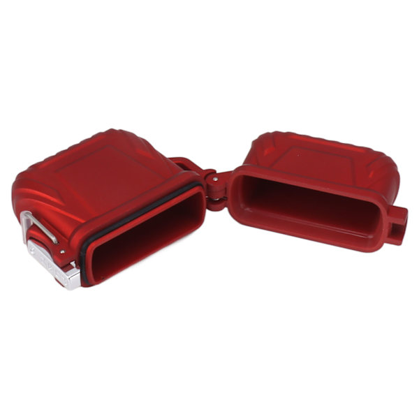 2-pack ficktändare fodral IP56 vattentät säker bärbar ficktändare lock för utomhuscamping resor röd