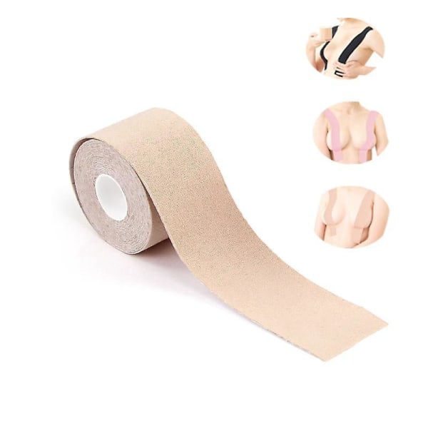 Booby Tape Instant Breast Lift og Push Up Tape til store bryster - 5 cm x 5 m