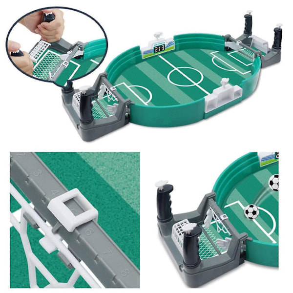 Fotbollsbord Interaktivt Spel Leksaker Tävlingsinriktade Fotbollsspel Present Till Barn Grön Mini Kreativa Barnleksaker 35,8*17,98*7,98 cm Med 2 Bollar