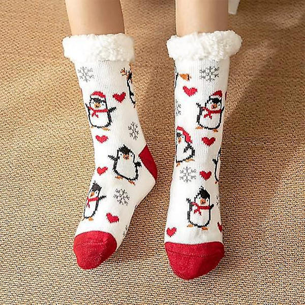 Penguin Slippers Damstrumpor - Varma halkfria vinterstrumpor