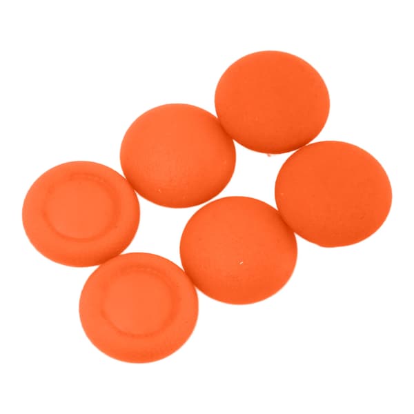 3D Joystick Knappskydd 6 i 1 Halkskydd Ersättning Tummgrepp för PS5 Elite Controller Orange