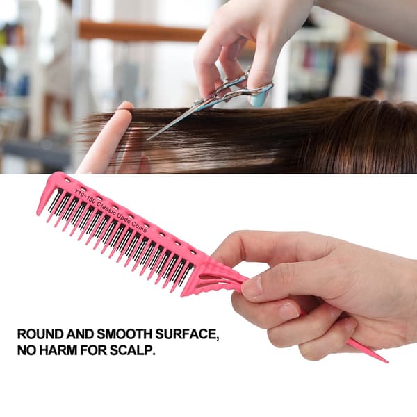 Hårpleie Hårstyling Modellering Kam Lett Hårfrisørutstyr Kam (Rosa)