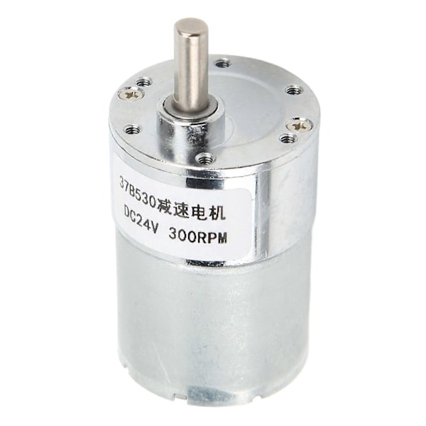 DC Reduktionsmotor 37B530 300RPM Aluminiumlegering DC Växelmotor kompatibel med Hemautomation DC24V